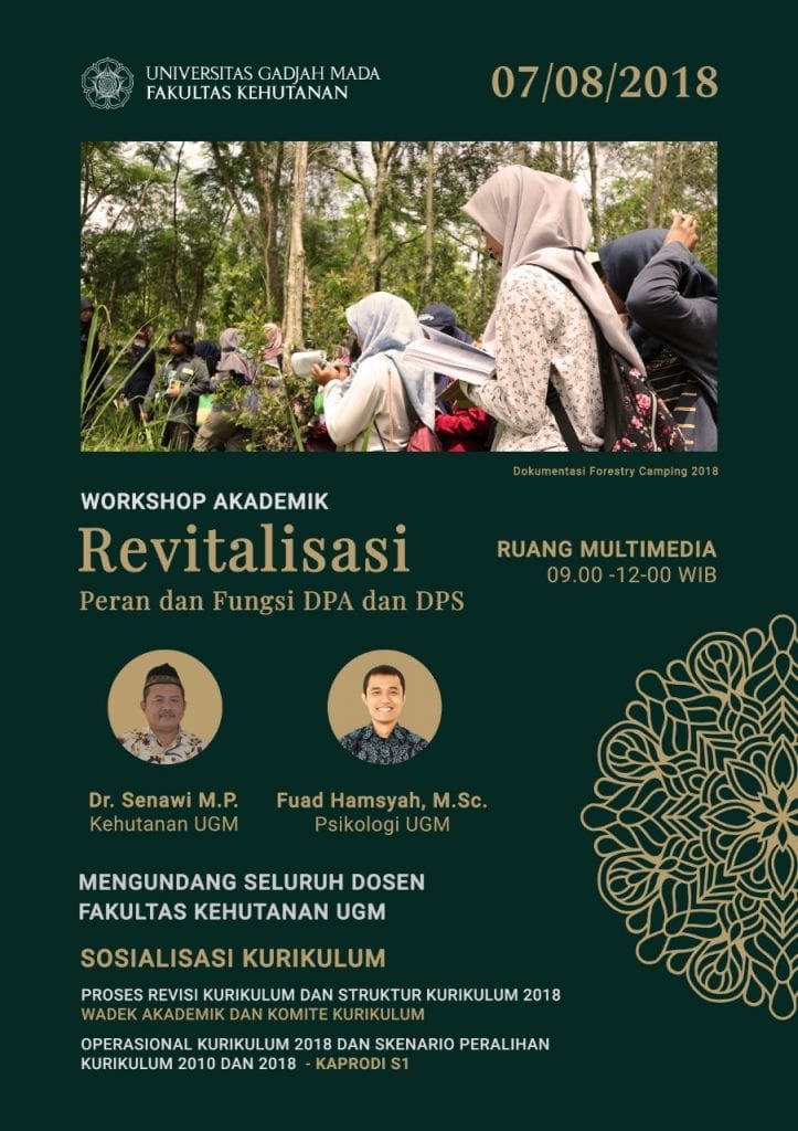 Workshop Akademik Revitalisasi Peran Dan Fungsi Dpa Dan Dps Program